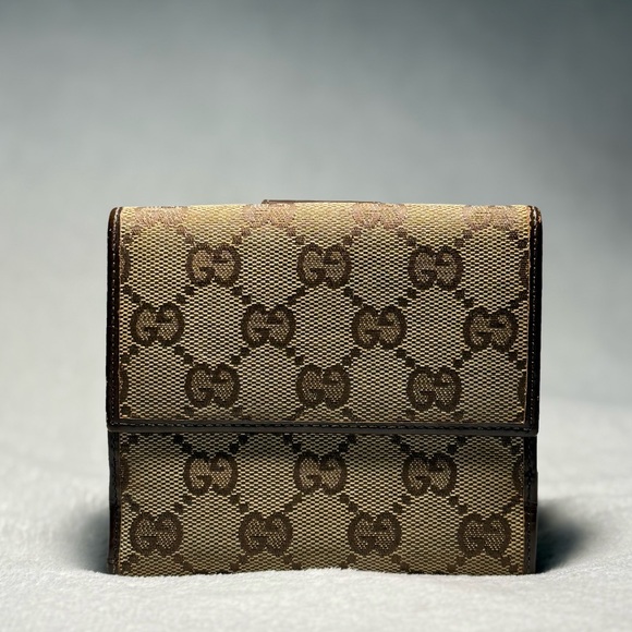 Authentic Gucci Monogram Bi-fold Wallet - Picture 3 of 12